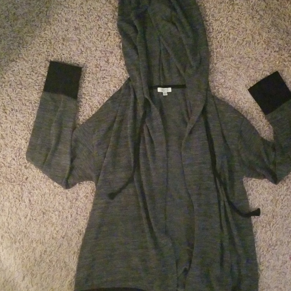 Hooded cardigan